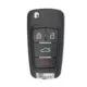 KEYDIY KD B18 - Universal Flip Remote Key - 3+1 Buttons Chevrolet Type