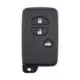 KEYDIY KD TDB03-3 - Universal Smart Remote Key - Black Shell - 3 Buttons - Toyota Type