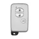KEYDIY KD TDB03-3 - Universal Smart Remote Key - Silver Shell - 3 Buttons - Toyota Type